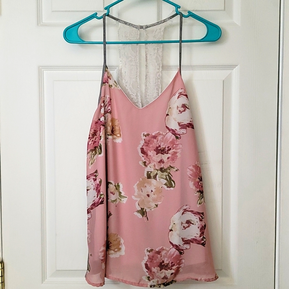 Maurices floral Large halter tank